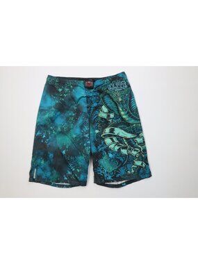 Vintage MMA Elite Mens Size Medium Cobra Snake UFC Fighting Board Shorts Trunks